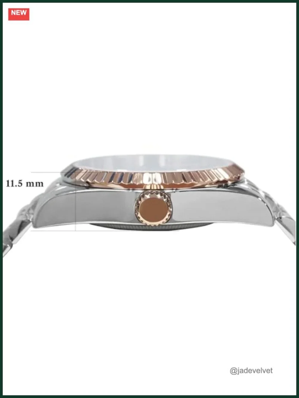 Swiss Quartz Watch, Lab-Grown Diamonds, Stainless Steel Strap, 10 ATM